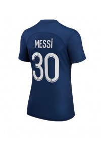 Paris Saint-Germain Lionel Messi #30 Fotballdrakt Hjemme Klær Dame 2022-23 Korte ermer